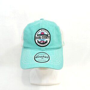 Door County Trucker Style Mesh Snapback Cap/Hat - Unisex - NWT